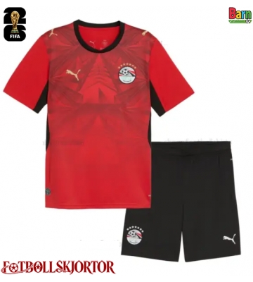 Egypten Hemmakläder Barn VM 2026 Kortärmad (+ Korta byxor)